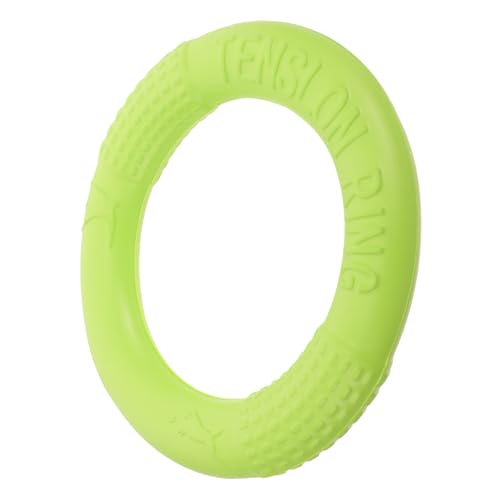 VERDANVERSE Hunde Trainingsring aus Bissfestes Outdoor Hundespielzeug Schwimmende Flugscheibe für Hunde Sicheres Kauspielzeug zur Gewöhnung und Zahnpflege von VERDANVERSE