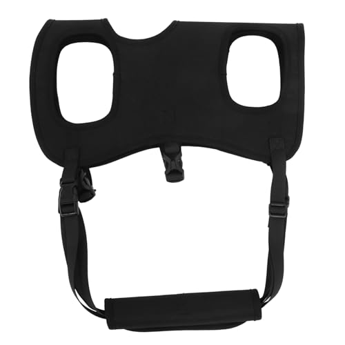 VERDANVERSE Hunde-rehabilitationsgürtel Reiserucksack Für Hunde Hundegeschirr Mit Griff Hund Tragetasche Hundelift Große Hundeschlinge Hundegeschirr Für Rucksack Hundegurt Black Oxford-Stoff von VERDANVERSE