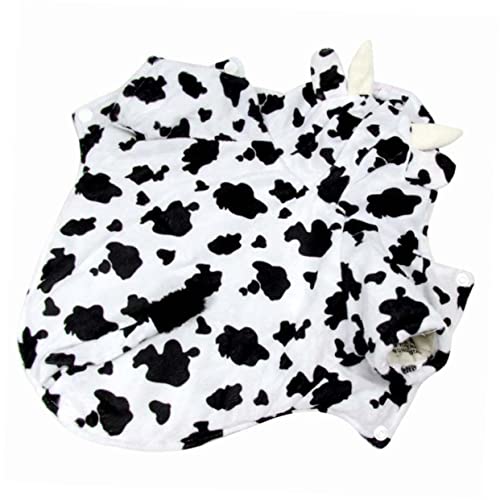 VERDANVERSE Hundekleidung Kuhkleidung für lustig Hundekostüme Halloween Kuh kleine hundekleidung Hunde-Hoodie Outfits kleines Hund Cowboy Kostüm Schafhundkostüm Hunde Halloween Kostüme Scheren von VERDANVERSE