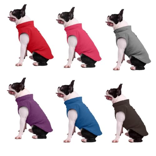 VERDANVERSE Hundekleidung aus Weichem Polar Fleece Warmes Bequemes Haustier Outfit für Herbst und Winter Pullover in Kuscheliges Kostüm für Kleine bis Mittlere Hunde für Party und Alltag von VERDANVERSE