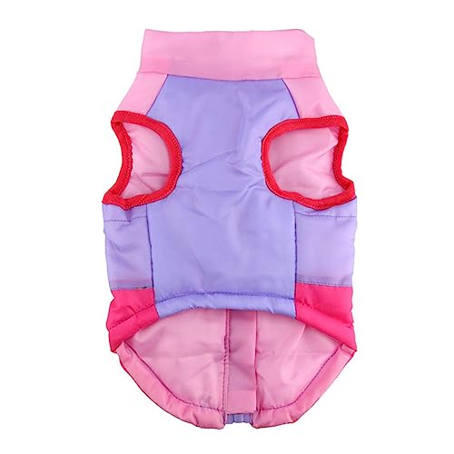 VERDANVERSE Haustier Winterweste Wasserabweisend Warme Hundejacke Aus Baumwolle l (rosé) Für Herbst Und Winter Beidseitig Tragbar Haustierbedarf Für Hunde von VERDANVERSE