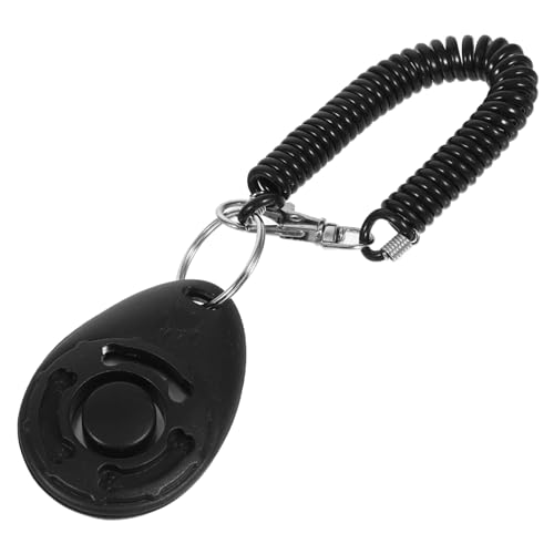 VERDANVERSE Hundetrainer Clicker mit Handgelenkschlaufe Robustes Leichtes Kunststoff Trainingstool für Welpen und Katzentraining Geräuschaktivierter Verhaltensverbesserer Tragbares von VERDANVERSE