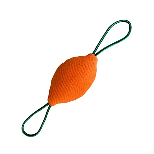 VERDANVERSE Hundetraining beißt Tasche texturiert für Haustiere Hundebiss klein Interactive Dog Toys Dog chew Toy Hundetraining Beißspielzeug Outdoor-Welpenspielzeug betäuben Orange von VERDANVERSE