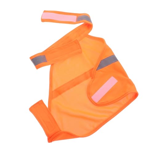 VERDANVERSE Hundewarnweste Reflektierend Atmungsaktiv Verstellbar Sicherheitsweste für Hunde Fluoreszierendem Orange S für Joggen Outdoor Aktivitäten VERDANVERSE Hundewarnweste Reflektierend Atmungsaktiv Verstellbar Sicherheitsweste für Hunde Fluoreszierendem Orange S für Joggen Outdoor Aktivitäten von VERDANVERSE