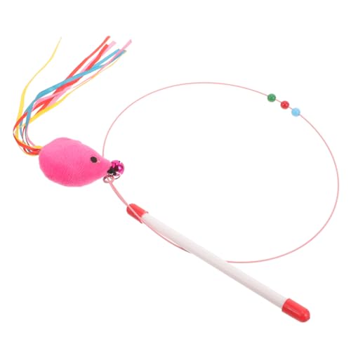 VERDANVERSE Interaktives Katzenspielzeug mit Drahtmaus und Buntem Band Lebensechte Katzenangel für Kätzchen Fördert Natürliche Jagdinstinkte Selbstspielend Stressreduzierend Pinke Mauseform VERDANVERSE Interaktives Katzenspielzeug mit Drahtmaus und Buntem Band Lebensechte Katzenangel für Kätzchen Fördert Natürliche Jagdinstinkte Selbstspielend Stressreduzierend Pinke Mauseform von VERDANVERSE