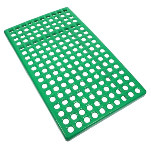 VERDANVERSE Kaninchenkäfig Bodenplatte mit Runden Löchern Leichte Praktische Bodeneinlage für Kaninchenställe Platzsparend und Sicher Kompatibel für Verschiedene Käfige Grün VERDANVERSE Kaninchenkäfig Bodenplatte mit Runden Löchern Leichte Praktische Bodeneinlage für Kaninchenställe Platzsparend und Sicher Kompatibel für Verschiedene Käfige Grün von VERDANVERSE