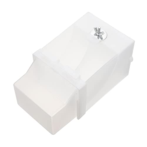 VERDANVERSE Kasten Automatischer Vogelfutterspender Kleiner Vogelhäuschen Vogelfütterer Papagei Für Essen Fütterung Birdcage Accessoire Acryl von VERDANVERSE