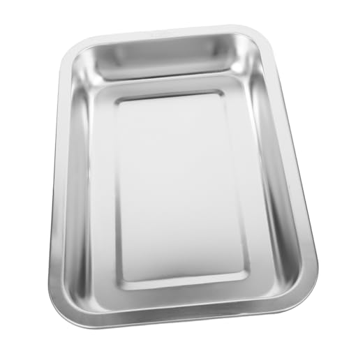 VERDANVERSE Kasten Katzentoilette aus Edelstahl Pole Wurf Post Kratzer zahnspielzeug für Katzen Puzzle Tür Metall katzenklo Kätzchen saubere Toilette Katzentoiletten Rostfreier Stahl Silver von VERDANVERSE