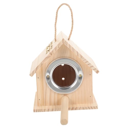 VERDANVERSE Kasten Papageien Zuchtbox Nest Vogelhäuschen Für Draußen Sittichkäfig Vogelkäfig Vogelkäfige Für Sittiche Verschachtelung Vogelhaus Für Käfig Drinnen Hölzern VERDANVERSE Kasten Papageien Zuchtbox Nest Vogelhäuschen Für Draußen Sittichkäfig Vogelkäfig Vogelkäfige Für Sittiche Verschachtelung Vogelhaus Für Käfig Drinnen Hölzern von VERDANVERSE