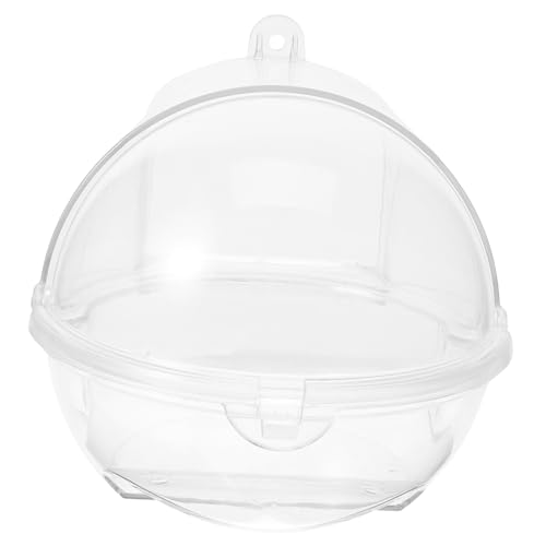 VERDANVERSE Kasten Vogeltränkekasten Hamster Vogelkäfig Vogeltränke Zur Wandmontage Vogelbadkäfig Kolibri Käfige Brunnen Kaninchen Wanne Nymphensittichfutter Transparent Plastik von VERDANVERSE