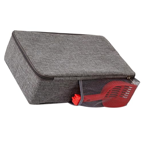 VERDANVERSE Kasten tragbare Katzenträgerfahrten Tablett faltbar klein Reisen Katzentoilette Wurf Tragbares Katzenstreublech für die Reise Katzenboxen Oxford-Stoff Light Grey VERDANVERSE Kasten tragbare Katzenträgerfahrten Tablett faltbar klein Reisen Katzentoilette Wurf Tragbares Katzenstreublech für die Reise Katzenboxen Oxford-Stoff Light Grey von VERDANVERSE