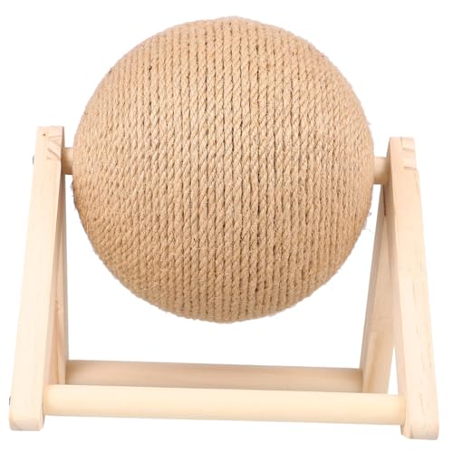 VERDANVERSE Katze Fangball kratzspielzeug katzenkratzbretter katzenball cat Toy Ballförmiges Katzenspielzeug runder Katzenkratzer mit Kätzchen Krallenspielzeug für Katzen Sisal Brown VERDANVERSE Katze Fangball kratzspielzeug katzenkratzbretter katzenball cat Toy Ballförmiges Katzenspielzeug runder Katzenkratzer mit Kätzchen Krallenspielzeug für Katzen Sisal Brown von VERDANVERSE