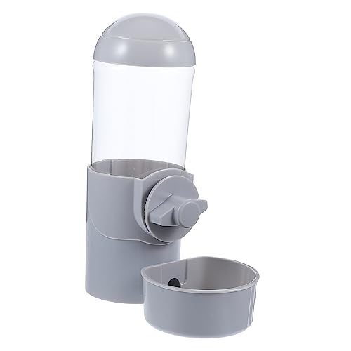 VERDANVERSE Katze Hund Futterautomat Hund Sprinkler Futternäpfe für Katzen tropffrei Futterspender pet Feeder pet Water Bowl wasserflasche Hundefutter Futterautomat für Welpen pp Dark Grey von VERDANVERSE