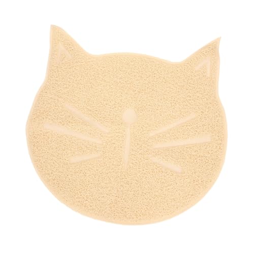VERDANVERSE Katze Streu Matte Einteiliges Design rutschfest Verschleißfest Komfortabel Schützt Böden vor Urinflecken Leicht zu Reinigen Kompakte als Futterunterlage für Katzenklo Beige VERDANVERSE Katze Streu Matte Einteiliges Design rutschfest Verschleißfest Komfortabel Schützt Böden vor Urinflecken Leicht zu Reinigen Kompakte als Futterunterlage für Katzenklo Beige von VERDANVERSE