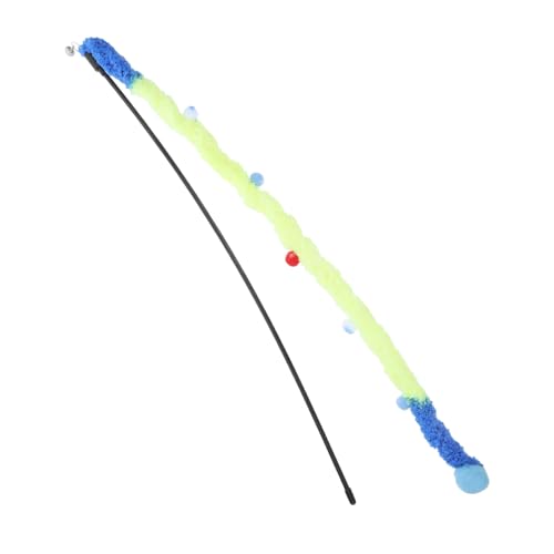 VERDANVERSE Katze lustiges Stick-Katzenspielzeug Zauberstab Plüsch Katzen interaktives katzenspielzeug für Haustiere Katzenspielzeug für Wohnungskatzen Blue VERDANVERSE Katze lustiges Stick-Katzenspielzeug Zauberstab Plüsch Katzen interaktives katzenspielzeug für Haustiere Katzenspielzeug für Wohnungskatzen Blue von VERDANVERSE