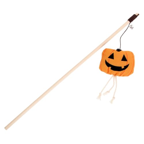 VERDANVERSE Katzen-Teaser Teaser-katzenspielzeug Zauberstab Für Katzenzubehör Flattern Halloween-katzendekor Katzenspielzeug Lustig Haustier Interaktives Katzenspielzeug Holzstock VERDANVERSE Katzen-Teaser Teaser-katzenspielzeug Zauberstab Für Katzenzubehör Flattern Halloween-katzendekor Katzenspielzeug Lustig Haustier Interaktives Katzenspielzeug Holzstock von VERDANVERSE