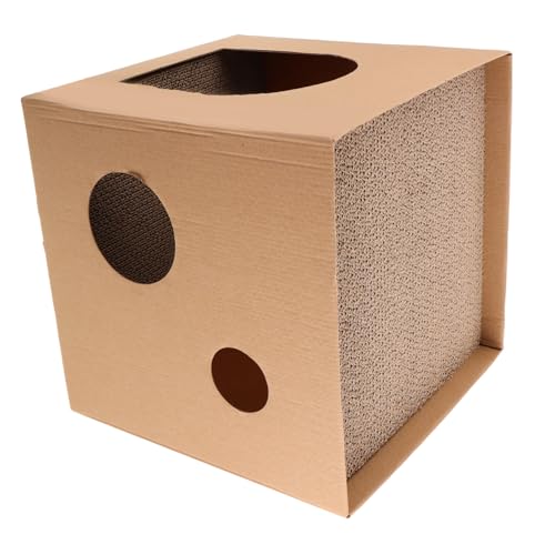 VERDANVERSE Katzenkratznest aus Wellpappe Multifunktionales Kratzbrett und Gemütliches Katzenbett Strapazierfähig und Sicher für Katzen für Kratzen und Ausruhen im Zuhause VERDANVERSE Katzenkratznest aus Wellpappe Multifunktionales Kratzbrett und Gemütliches Katzenbett Strapazierfähig und Sicher für Katzen für Kratzen und Ausruhen im Zuhause von VERDANVERSE