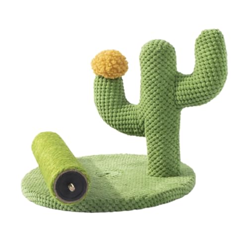 VERDANVERSE Katzenspielzeug Kratzbrett Katzenkratzer Kratzbaum Sisalkratzer für Wohnungskatzen aus paw Cushion katzenmöbel cat cat Toy Kratzstange Kätzchen Versorgung Kieselgel Green von VERDANVERSE