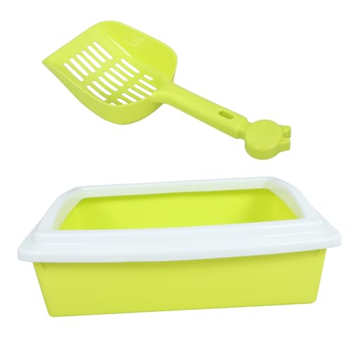 VERDANVERSE Katzentoilette Katzenstreuschaufel Mit Halter Katze Badetasche Pflegeset Metallstreu Scoop Welpen-kit Futternapf Für Katzen Katzentaschen Katzenzaun Türhalter Wurf Abs Light Green VERDANVERSE Katzentoilette Katzenstreuschaufel Mit Halter Katze Badetasche Pflegeset Metallstreu Scoop Welpen-kit Futternapf Für Katzen Katzentaschen Katzenzaun Türhalter Wurf Abs Light Green von VERDANVERSE