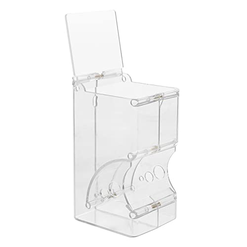 VERDANVERSE Kleiner Haustierfutterautomat für Hamster Automatischer Lebensmittelspender mit Einfacher Befüllung und Reinigungsfunktion für Kleine Wie Rennmäuse Mäuse von VERDANVERSE