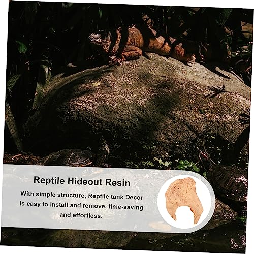 VERDANVERSE Kleines Reptilienversteck aus Langlebigem Resin Natürlicher Unterschlupf und Dekoration für Terrarien Geeignet für Echsen Spinnen Hamster Platzsparend und Leicht für Lebendige VERDANVERSE Kleines Reptilienversteck aus Langlebigem Resin Natürlicher Unterschlupf und Dekoration für Terrarien Geeignet für Echsen Spinnen Hamster Platzsparend und Leicht für Lebendige von VERDANVERSE