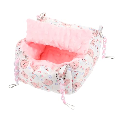 VERDANVERSE Kleintier Schlafnest für Hamster Chinchilla Meerschweinchen Hängendes Warmes Bett mit Niedlichem Design für Gemütliche Ruhezeiten für Kalte Wintertage von VERDANVERSE