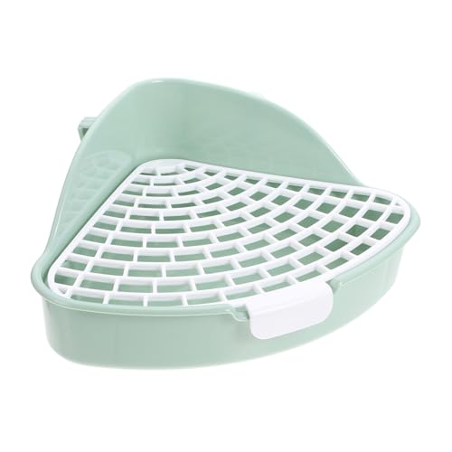 VERDANVERSE Kleintier Toilette für Kaninchen Meerschweinchen und Hamster Ecktoilette für Käfige Einfach zu Reinigen für Junge Tiere VERDANVERSE Kleintier Toilette für Kaninchen Meerschweinchen und Hamster Ecktoilette für Käfige Einfach zu Reinigen für Junge Tiere von VERDANVERSE
