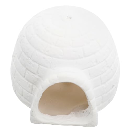 VERDANVERSE Kleintierhaus aus Keramik Kühles Versteck für Hamster Zwerghamster und Andere Kleine Haustiere für Heiße Erfrischendes Nest für Optimale Abkühlung von VERDANVERSE