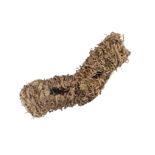 VERDANVERSE Kreatives Hamster Nest Tunnel aus Natürlichem Material Sicheres Haustiernest mit Seiteneingang Gemütlicher Rückzugsort für Kleine Nager und Meerschweinchen von VERDANVERSE