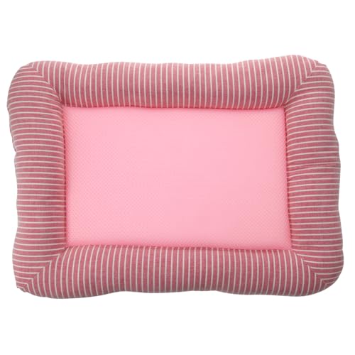VERDANVERSE Kühlende Hundematte für Kleine und Katzen Atmungsaktive Selbstkühlende Schlafmatte Waschbares Nest aus Eisseide Heiße Sommertage Pinkes Design VERDANVERSE Kühlende Hundematte für Kleine und Katzen Atmungsaktive Selbstkühlende Schlafmatte Waschbares Nest aus Eisseide Heiße Sommertage Pinkes Design von VERDANVERSE