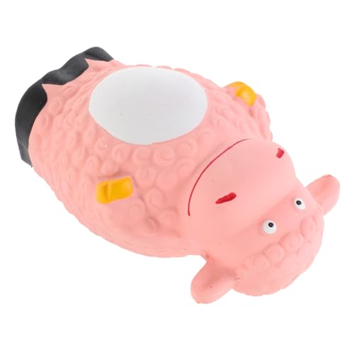VERDANVERSE Langlebiges Quietschendes Latex Hundespielzeug Cartoon Schaf Form Robustes Kauspielzeug für Kleine Welpen Zahnreinigend und Sicher und Interaktiv für Aktives VERDANVERSE Langlebiges Quietschendes Latex Hundespielzeug Cartoon Schaf Form Robustes Kauspielzeug für Kleine Welpen Zahnreinigend und Sicher und Interaktiv für Aktives von VERDANVERSE