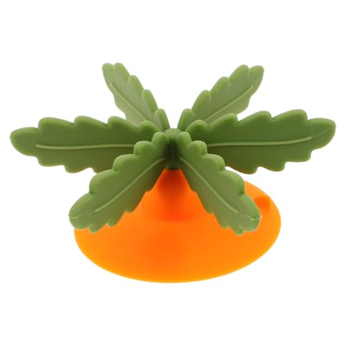 VERDANVERSE Langsame Futternäpfe Für Hunde, Spiral-futtereinsatz Aus Silikon Zum Verlangsamen des Fressens Für Katzen Großer, Mittelgroßer Und Kleiner Rassen (grün Und Orange) von VERDANVERSE