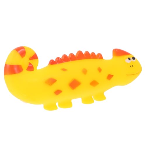 VERDANVERSE Squeaky Dog Toy Aus Latex Form Einer Bunten Echse Interaktives Kauspielzeug Für Hunde Für Indoor Und Outdoor-Spiel Fördert Gesunde Kaugewohnheiten von VERDANVERSE