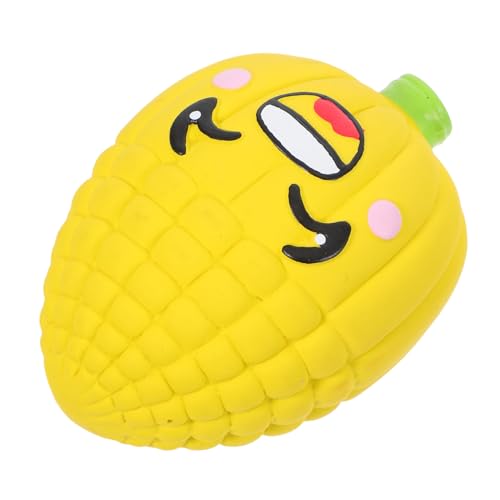 VERDANVERSE Latexspielzeug für Haustiere kauspielzeug gemüse Zahnpflege kleines quietschendes Hundespielzeug Robustes quietschendes Hundespielzeug Emulsion Yellow von VERDANVERSE