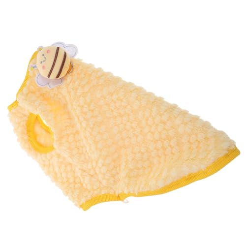 VERDANVERSE Lustige Haustierweste mit Bienenmuster Leichter Maschinenwaschbarer Welpenpullover für Hunde und Katzen Bequeme Stylische Haustierkleidung für Alltag Party Feiertage Vielseitig von VERDANVERSE