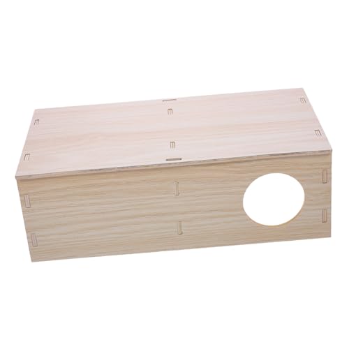 VERDANVERSE Mehrkammer Holzhaus für Hamster Stabiles Sicheres Nagerversteck aus Natürlichem Holz Langlebiges Gefertigtes Hamsterhaus für Spiel Ruhe und Wohlbefinden Kleiner Haustiere VERDANVERSE Mehrkammer Holzhaus für Hamster Stabiles Sicheres Nagerversteck aus Natürlichem Holz Langlebiges Gefertigtes Hamsterhaus für Spiel Ruhe und Wohlbefinden Kleiner Haustiere von VERDANVERSE