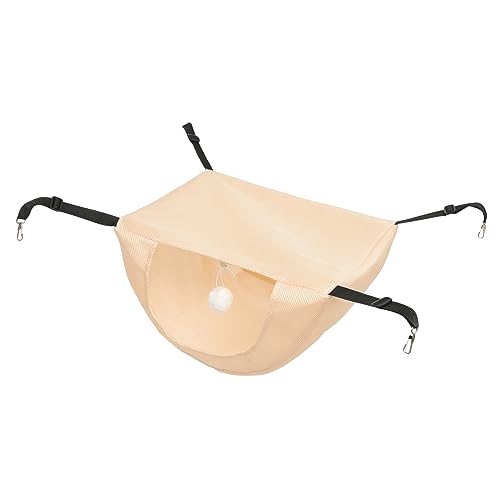 VERDANVERSE Mesh Cat Cage Hängematte Drinnen Hängend Makramee Katzenhängematte Bett Katzenhängematte Für Käfig Katze Schlafnest Haustier-hängematte Für Zu Hause Dickes Sandwich-Netz Beige VERDANVERSE Mesh Cat Cage Hängematte Drinnen Hängend Makramee Katzenhängematte Bett Katzenhängematte Für Käfig Katze Schlafnest Haustier-hängematte Für Zu Hause Dickes Sandwich-Netz Beige von VERDANVERSE