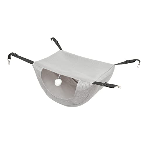 VERDANVERSE Mesh Cat Cage Hängematte Gewebte Haustier Katze hängematte Bett für drinnen katzenbett weiche atmungsaktive Katzenhängematte Bequeme Kätzchen-Hängematte Dickes Sandwich-Netz Grau VERDANVERSE Mesh Cat Cage Hängematte Gewebte Haustier Katze hängematte Bett für drinnen katzenbett weiche atmungsaktive Katzenhängematte Bequeme Kätzchen-Hängematte Dickes Sandwich-Netz Grau von VERDANVERSE