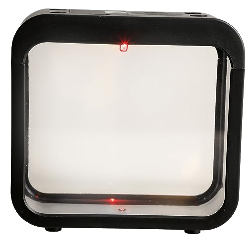 VERDANVERSE Mini Aquarium mit LED Licht Transparenter Abnehmbarer Zuchtbehälter Farbige Beleuchtung Batteriebetrieben Kleiner Fischbehälter für Wohnzimmer und Dekoration von VERDANVERSE