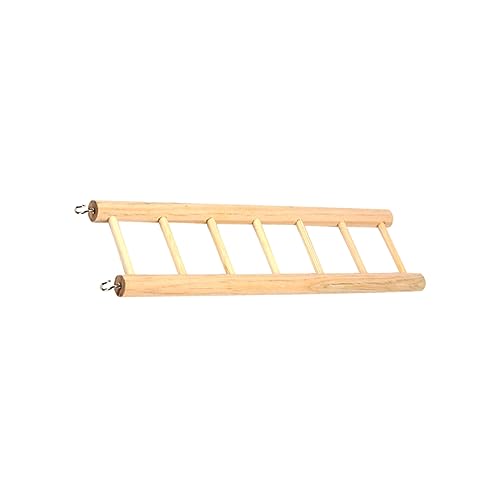 VERDANVERSE Mini Holzleiter für Vögel und Nagetiere Kletterspielzeug für Papageien Hamster und Kleine Haustiere Stufig für Aktives und Entspannung von VERDANVERSE