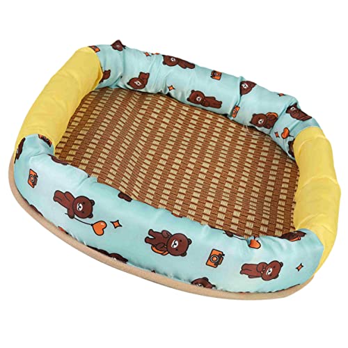 VERDANVERSE Nest für Haustiermatten Hund Unterlage Kühlung kühlmatten für Haustiere Cooling mat for Dogs Katzensommerbettchen katzenschlafplätze dekorative Schlafmatte Kühlkissen Stoff von VERDANVERSE