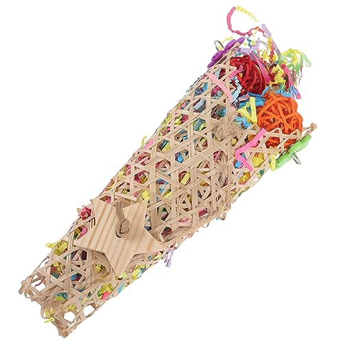VERDANVERSE Hängendes Papageien-Spielzeug Aus Strapazierfähigem Material Kauspielzeug Für Vögel Zum Spielen Und Zerstören Dekoratives Vogelspielzeug Für Käfige Fördert Beschäftigung VERDANVERSE Hängendes Papageien-Spielzeug Aus Strapazierfähigem Material Kauspielzeug Für Vögel Zum Spielen Und Zerstören Dekoratives Vogelspielzeug Für Käfige Fördert Beschäftigung von VERDANVERSE