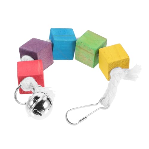 VERDANVERSE Papageien Spielzeug Mit Glocke Interessantes Kauspielzeug Für Vögel Vielseitig Einsetzbar Als Käfigzubehör Geeignet Für Sittiche Nymphensittiche Und Andere Vögel Farbige VERDANVERSE Papageien Spielzeug Mit Glocke Interessantes Kauspielzeug Für Vögel Vielseitig Einsetzbar Als Käfigzubehör Geeignet Für Sittiche Nymphensittiche Und Andere Vögel Farbige von VERDANVERSE