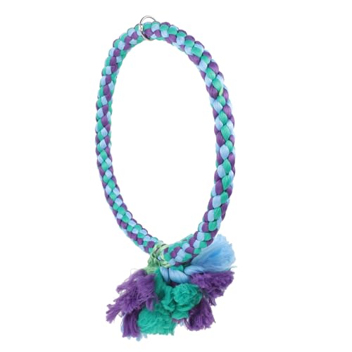 VERDANVERSE Papagei Schaukelring Papagei Seilbarsch Vogelschaukel Vogel Seil Barsch Papageiung Swing wellensittich schaukel Vogelspielzeug Bird Toys Papageienbarsch Vogel Stehen Baumwollseil von VERDANVERSE