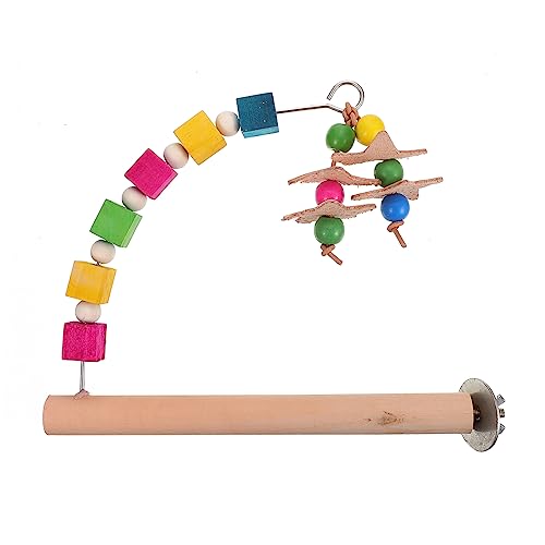 VERDANVERSE Papageien Holz Sitzstand Spielzeug Für Vogelkäfig Kauspielzeug Für Vögel Farbenfrohes Design Fördert Zahngesundheit Und Spielspaß Für Wellensittiche Und Andere Kleine VERDANVERSE Papageien Holz Sitzstand Spielzeug Für Vogelkäfig Kauspielzeug Für Vögel Farbenfrohes Design Fördert Zahngesundheit Und Spielspaß Für Wellensittiche Und Andere Kleine von VERDANVERSE