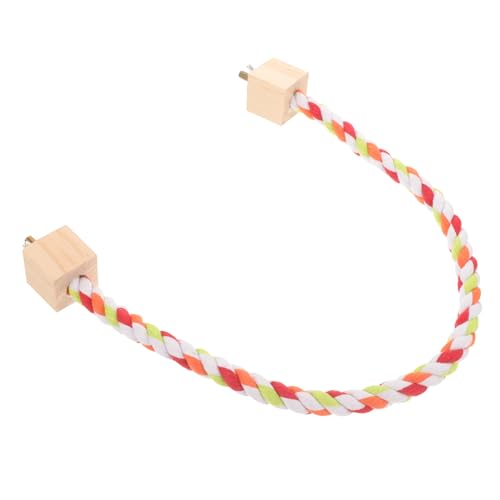 VERDANVERSE Papageien Kletterseil Baumwollseil Climbing Stand Vogel Krallenpflege Zubehör für Wellensittiche Nymphensittiche und Papageien Käfig von VERDANVERSE