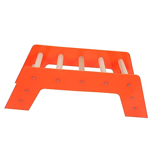 VERDANVERSE Papageien-Treppenrutsche Hamster hamsterspielzeug haustierbedarf Vogelrutsche Klettern Vogelspielzeug für Sittiche Papageienkäfigspielzeug Vogel Stehen Acryl Orange VERDANVERSE Papageien-Treppenrutsche Hamster hamsterspielzeug haustierbedarf Vogelrutsche Klettern Vogelspielzeug für Sittiche Papageienkäfigspielzeug Vogel Stehen Acryl Orange von VERDANVERSE