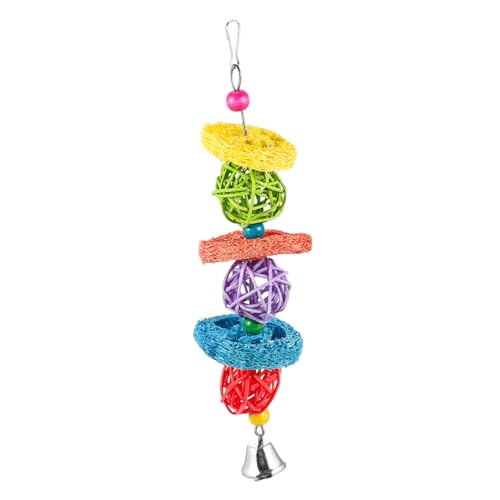 VERDANVERSE Vogelspielzeug Für Papageien Teething Toy Aus Natürlichem Material Hängende Deko Für Käfige Kauspaß Für Sittiche Und Andere Vögel Multifunktionales Spielzeug Für Gesunde VERDANVERSE Vogelspielzeug Für Papageien Teething Toy Aus Natürlichem Material Hängende Deko Für Käfige Kauspaß Für Sittiche Und Andere Vögel Multifunktionales Spielzeug Für Gesunde von VERDANVERSE