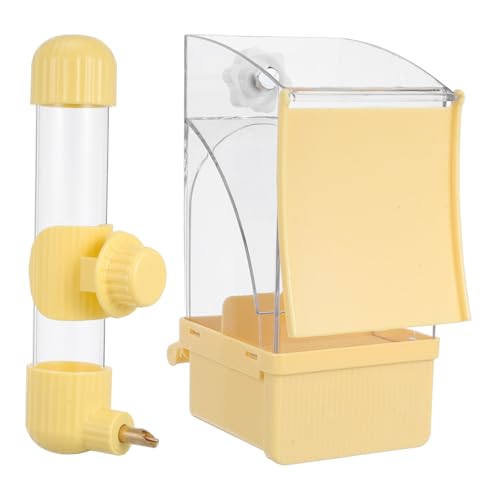 VERDANVERSE Parrot Futter und Wasserspender Set Spritzwassergeschützter Futterbehälter mit Platzsparend für Cockatiels und Kleine Vögel Vielseitiges Käfigzubehör zur Effizienten Fütterung und VERDANVERSE Parrot Futter und Wasserspender Set Spritzwassergeschützter Futterbehälter mit Platzsparend für Cockatiels und Kleine Vögel Vielseitiges Käfigzubehör zur Effizienten Fütterung und von VERDANVERSE
