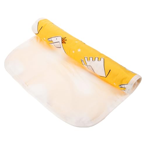 VERDANVERSE Pet Pinkelmatte Schweine Käfig Meerschweinchen Hamsterbettwäsche Drinnen Liner Wiederverwendbare Mattenauflagen Ausbildung Waschbar Unterlage Trainingspads Für Hamster Eva Gelb von VERDANVERSE